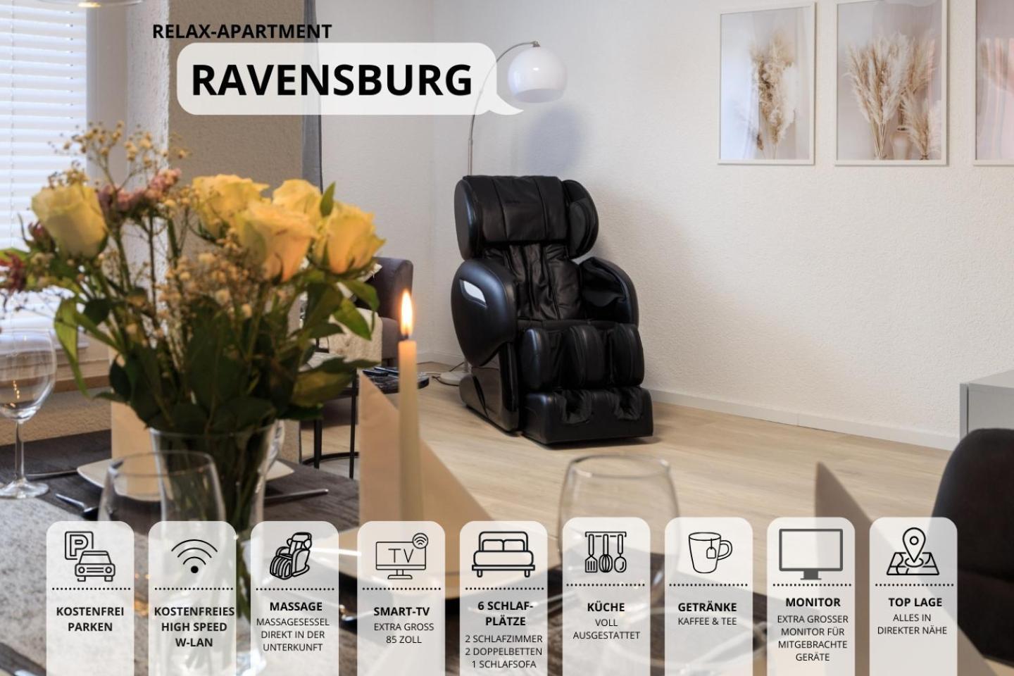 Relax-Apartment-One Ravensburg Zewnętrze zdjęcie